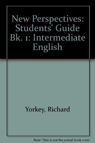 9780838413036: Students' Guide (Bk. 1) (New Perspectives: Intermediate English)