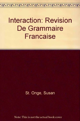 Beispielbild fr Interaction: Revision De Grammaire Francaise zum Verkauf von Redux Books