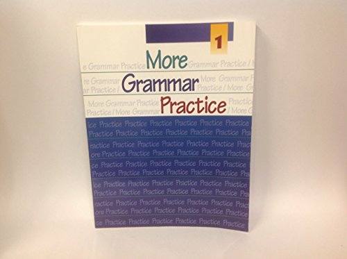 Stock image for More Grammar Practice 1 for sale by ThriftBooks-Dallas