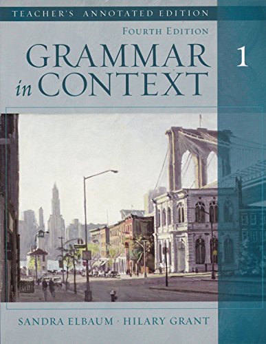 9780838426869: Grammar in Context Bk 1