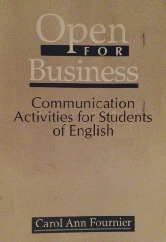9780838427514: Open for Business: Communication Activities for Students of English