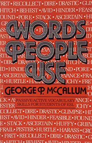 Imagen de archivo de Words People Use: Vocabulary Skills for Students of English as a Second Language a la venta por ThriftBooks-Dallas