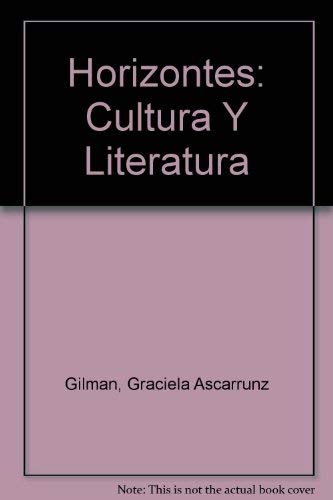 Stock image for Horizontes: Cultura Y Literatura for sale by HPB-Red