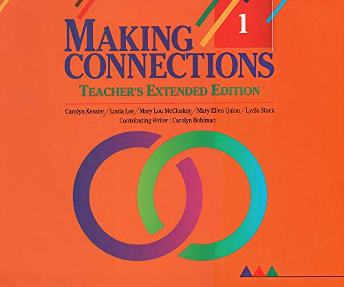 Imagen de archivo de Making Connections 1 Teach Ext a la venta por HPB-Red