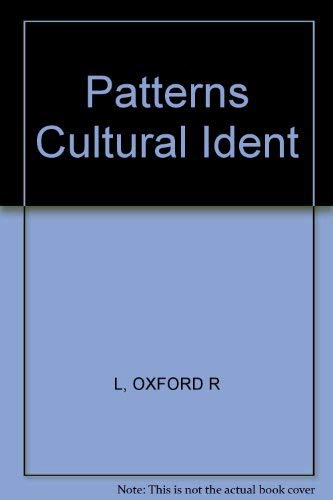 Imagen de archivo de Patterns of Cultural Identity: Advanced Culture-Tapestry a la venta por HPB-Red