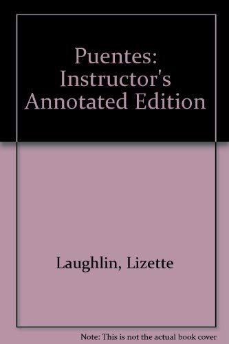 Stock image for Puentes: Instructor's Annotated Edition for sale by HPB-Red