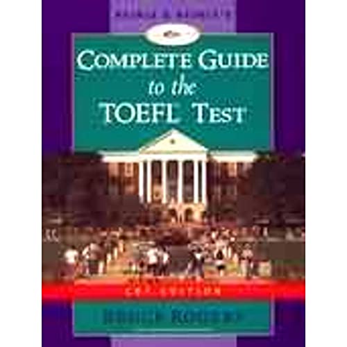 Stock image for Heinle's Complete Guide to the TOEFL Test, CBT Edition by Rogers, Bruce for sale by Iridium_Books