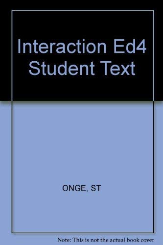 9780838445730: Interaction Ed4 Student Text
