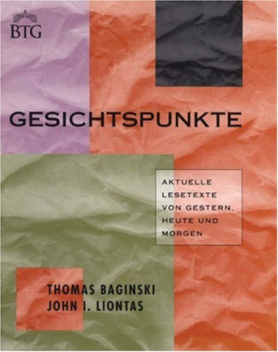 Imagen de archivo de Gesichtspunkte: Aktuelle Lesetexte von gestern, heute und morgen (Bridging the Gap) a la venta por HPB-Red