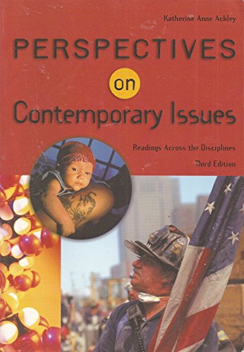 Stock image for Perspectives on Contemporary Issues 3rd Readings Across the Disciplines for sale by a2zbooks