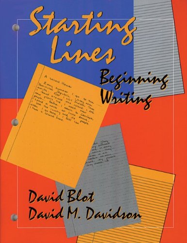 Imagen de archivo de Starting Lines : Beginning Writing a la venta por Better World Books