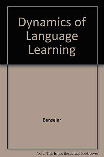 Imagen de archivo de Dynamics of Language Learning a la venta por Bookmans