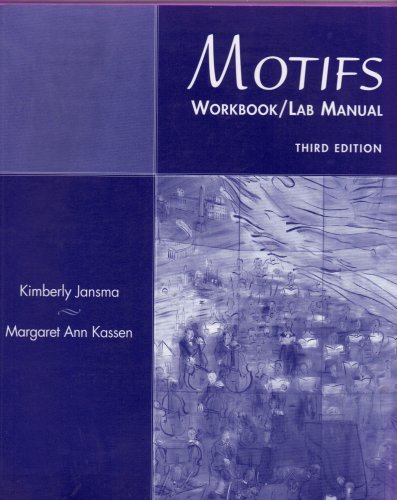 Stock image for Motifs: Workbook/Lab Manual, 3rd for sale by a2zbooks