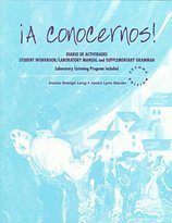 Stock image for A Conocernos!: Diario De Actividades : Student Workbook/Laboratory Manual and Supplementary Grammar for sale by Idaho Youth Ranch Books