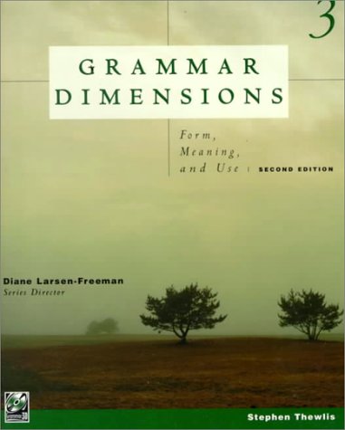 Beispielbild fr Grammar Dimensions Book 3: Form, Meaning, and Use zum Verkauf von More Than Words