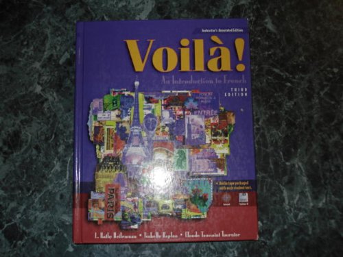 Voila: Annotated (9780838466056) by L. Kathy Heinlenman; Isabelle Kaplan; Claude Toussaint Tournier