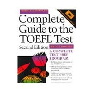 Stock image for The Complete Guide to the TOEFL(r) Test, 2/E for sale by Better World Books: West