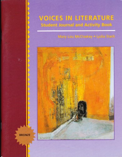 Imagen de archivo de Voices in Literature: Student Journal and Activity Book (Bronze) a la venta por HPB-Red