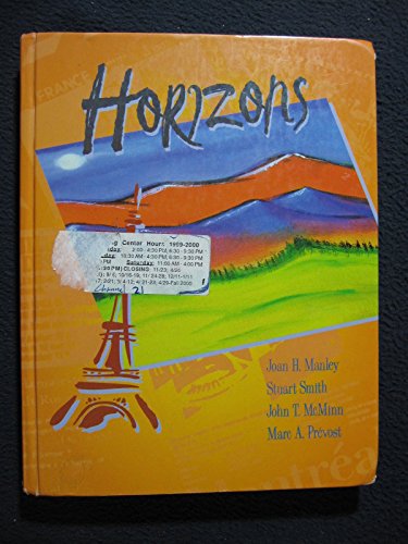 Beispielbild fr Horizons zum Verkauf von Anderson Book