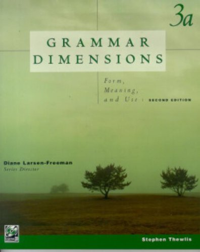 Stock image for Grammar Dimensions for sale by Books Puddle