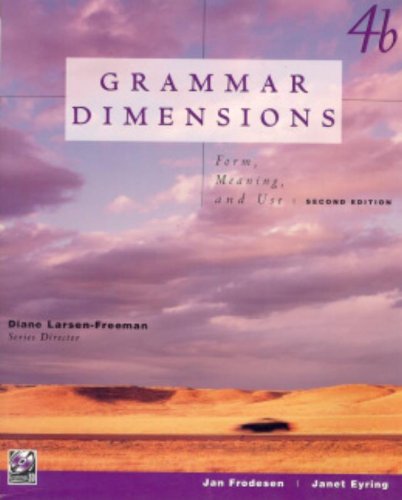9780838472170: Grammar Dimensions