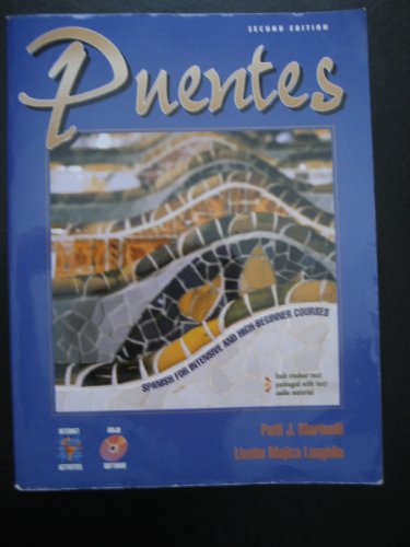 Imagen de archivo de Puentes: Spanish for Intensive and High-Beginner Courses a la venta por Solr Books