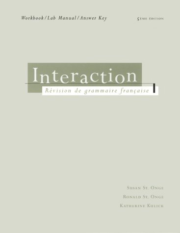 Beispielbild fr Interaction Workbook/Lab Manual zum Verkauf von Irish Booksellers