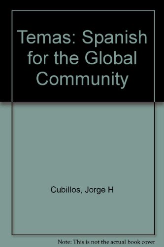 Imagen de archivo de Temas: Spanish for the Global Community (Spanish Edition) a la venta por HPB-Red