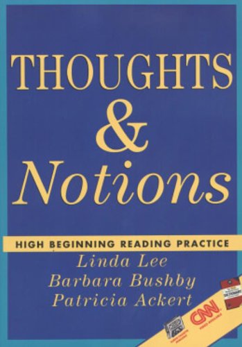 Imagen de archivo de Thoughts Notions: High Beginning Reading Practice a la venta por Front Cover Books