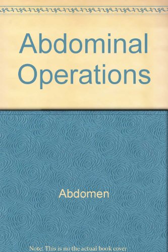 9780838500460: Abdominal Operations