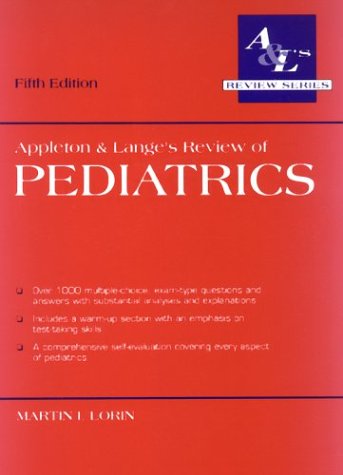 Stock image for Appleton and Lange's Review Of Pediatrics for sale by Wonder Book