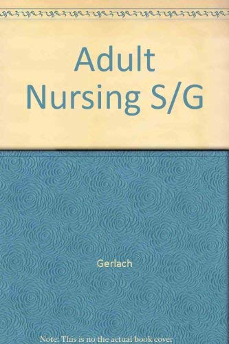 Imagen de archivo de Study Guide for Adult Nursing in Hospital and Community Settings a la venta por Top Notch Books