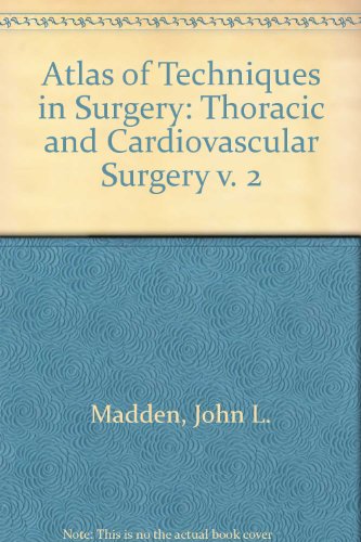 Imagen de archivo de Thoracic & Cardiovascular Surgery Madden, John L. a la venta por Backwood Books