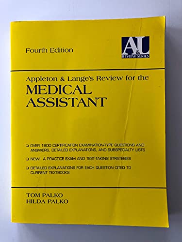 Appleton & Lange's Review for the Medical Assistant (A & L Review) (9780838501979) by Tom Palko; Hilda Palko