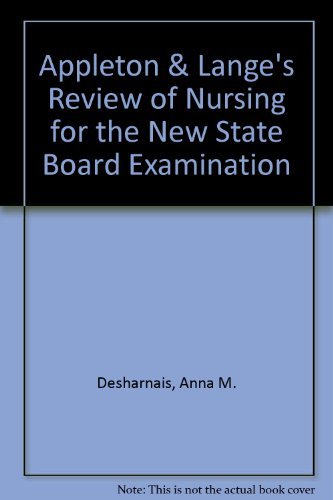 Beispielbild fr Appleton & Lange's Review of Nursing for the New State Board Examination zum Verkauf von HPB-Red