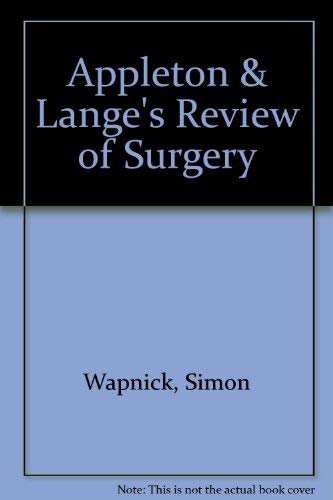 9780838502204: Appleton & Lange's Review of Surgery