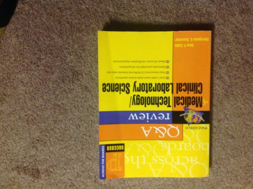 Stock image for Prentice Hall Health's Q & A Review of Medical Technology/Clinical Laboratory Science (Success Across the Boards) for sale by HPB-Red