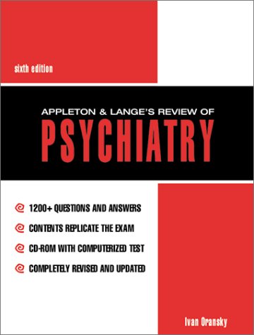 Stock image for Appleton & Lange's Review of Psychiatry for sale by HPB-Red