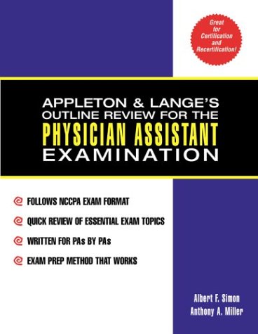 Beispielbild fr Appleton and Lange's Outline Review for the Physician Assistant Examination zum Verkauf von Better World Books