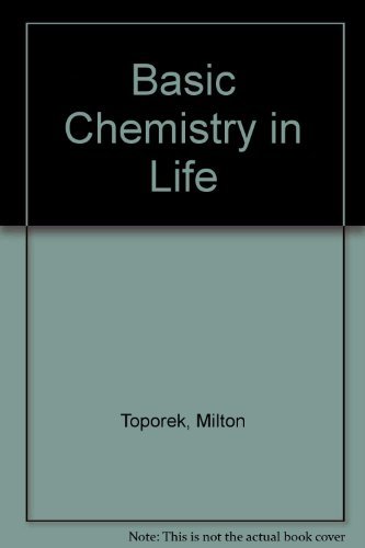 Imagen de archivo de Basic Chemistry in Life a la venta por dsmbooks