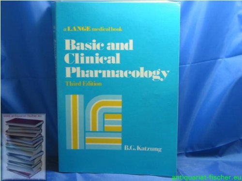 Imagen de archivo de Basic and Clinical Pharmacology a la venta por HPB-Red