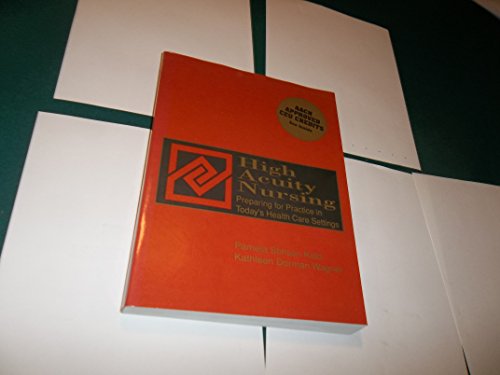 Imagen de archivo de High Acuity Nursing a la venta por Better World Books