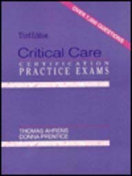 Stock image for Critical Care: Certification Practice Exams for sale by Wonder Book