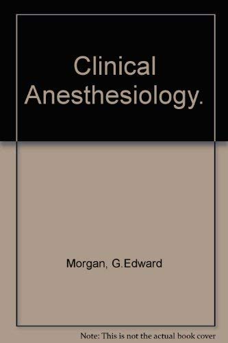 9780838513248: Clinical Anesthesiology.