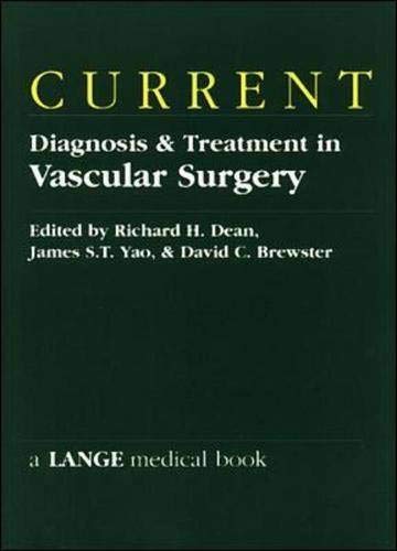 Beispielbild fr Current Vascular Surgical Diagnosis and Treatment zum Verkauf von Better World Books