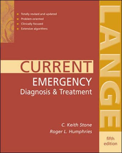 9780838514504: CURRENT Emergency Diagnosis & Treatment (LANGE CURRENT Series)