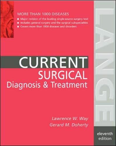 9780838514566: Current Surgical Diagnosis and Treatment (Lange Medical Books)