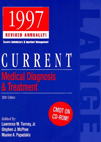 Stock image for Current Medical Diagnosis & Treatment 1997 (36th ed) for sale by HPB-Red