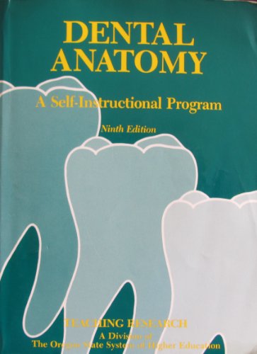 Beispielbild fr Dental Anatomy: A Self Instructional Program zum Verkauf von ThriftBooks-Atlanta