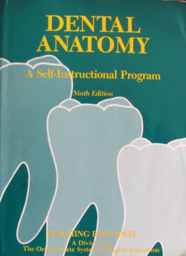 Dental Anatomy- A Self Instructional Program